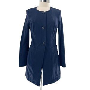 Cabi Lido Long Jacket‎ Navy Blue